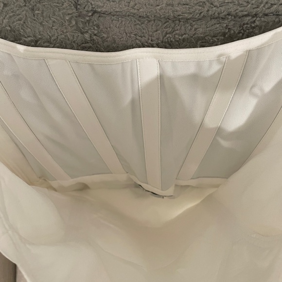 Anthropologie Kaia Strapless Midi Dress with Floral Detail - Picture 3 of 6